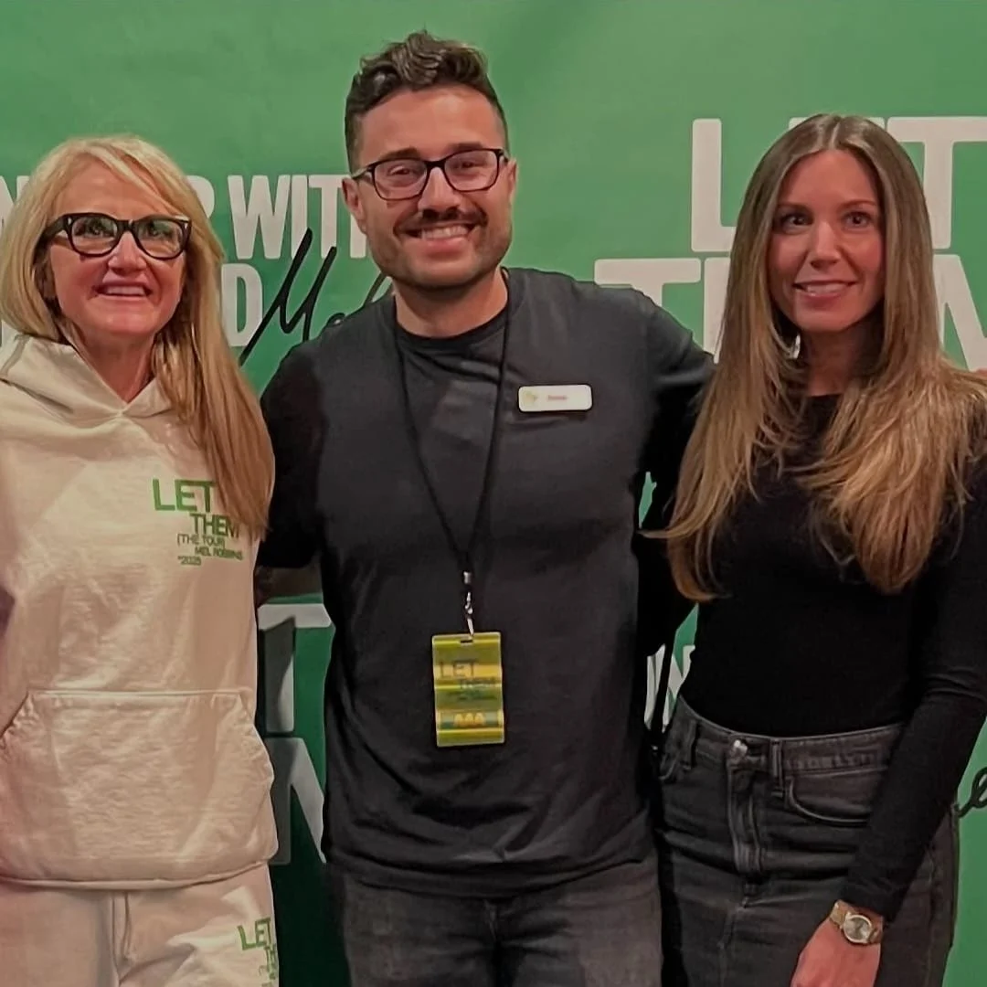 Enrico Encarnati with Melissa and Mel Robbins