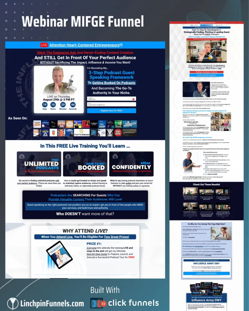 Podcast guest framework · Webinar MIFGE