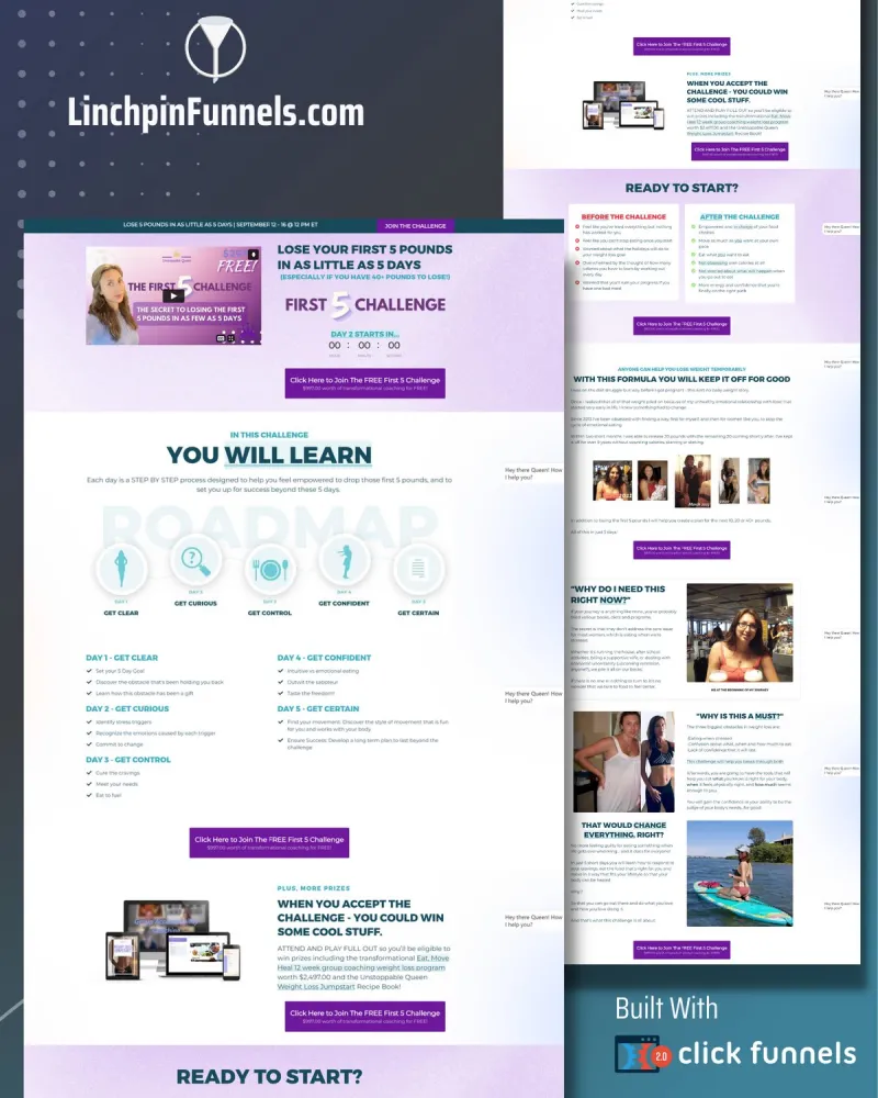 Free 5-day weight loss challenge