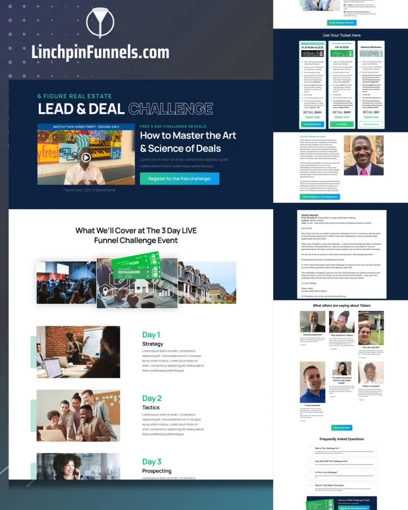 Real estate lead + deal challenge